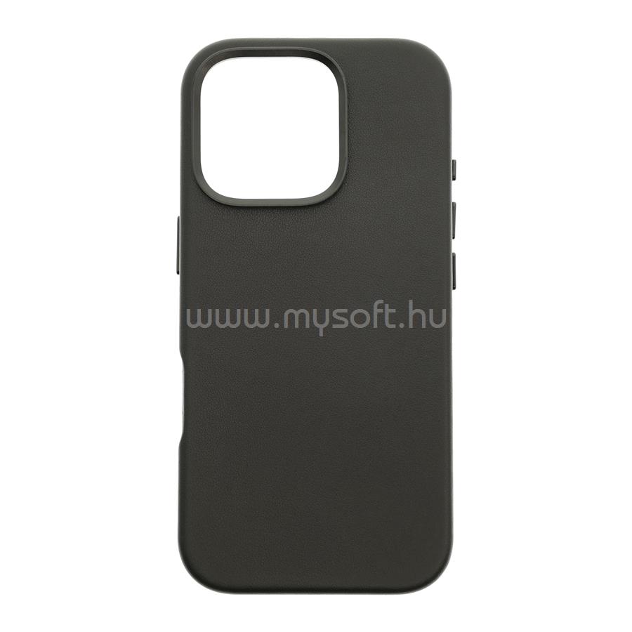 DVICED Leather case with magsafe for iPhone 16 Pro - Black