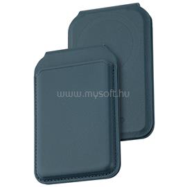DVICED Leather magsafe foldable cardholder - Blue DV550008 small