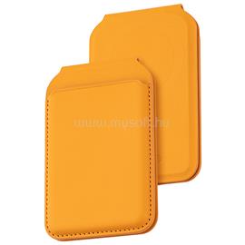 DVICED Leather magsafe foldable cardholder - Orange DV550010 small
