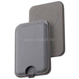 DVICED Leather magsafe foldable cardholder and stand - Grey DV550006 small