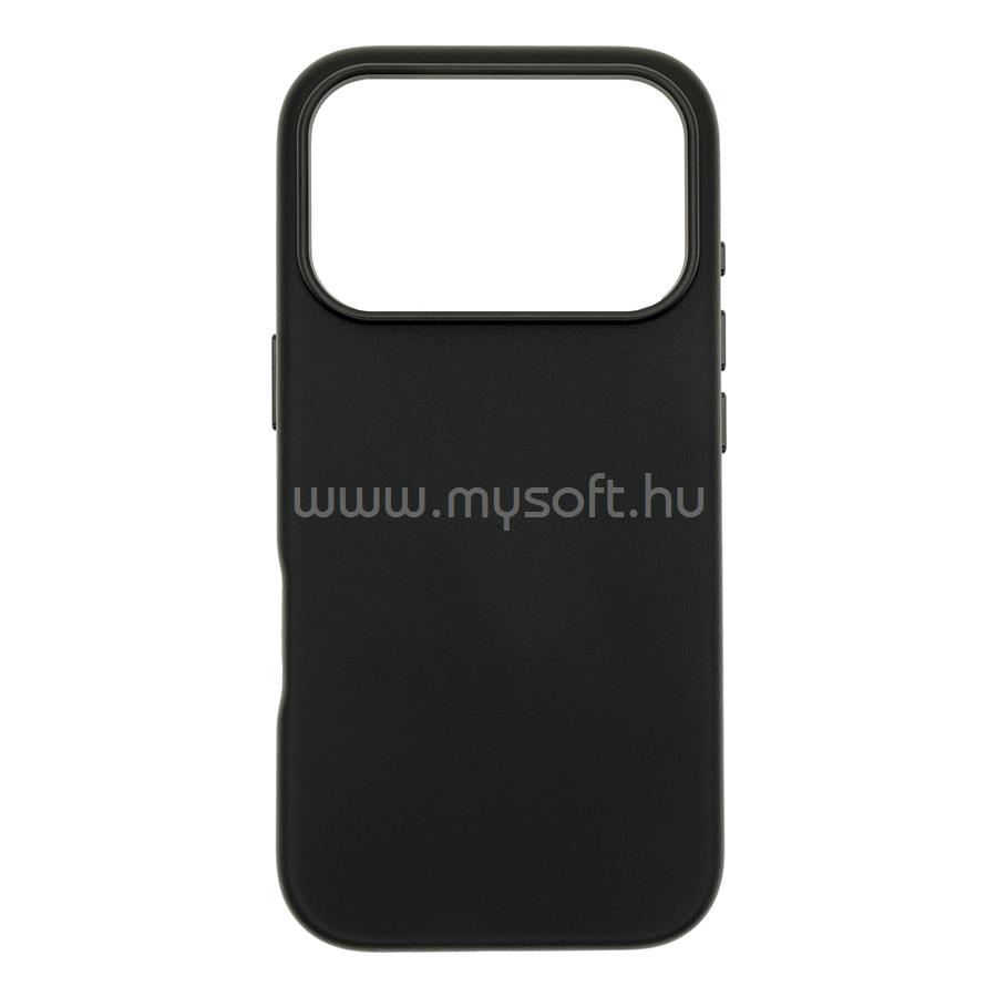 DVICED Leather MagSafe iPhone 17 Pro case - Black