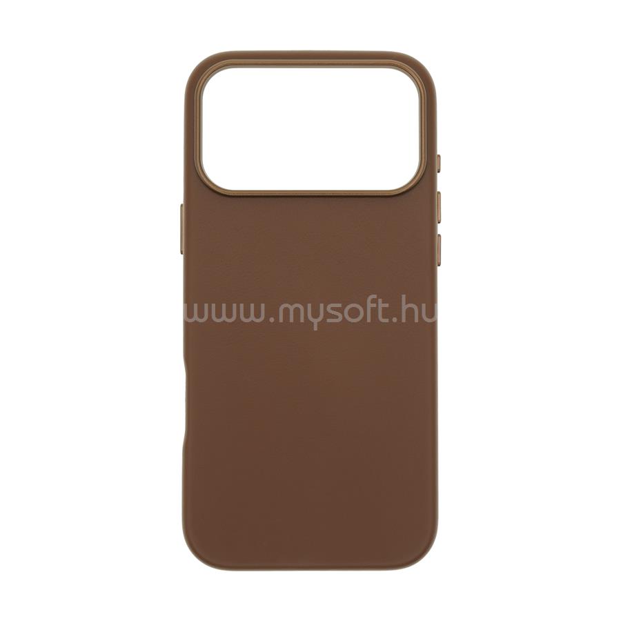 DVICED Leather MagSafe iPhone 17 Pro Max case - Brown