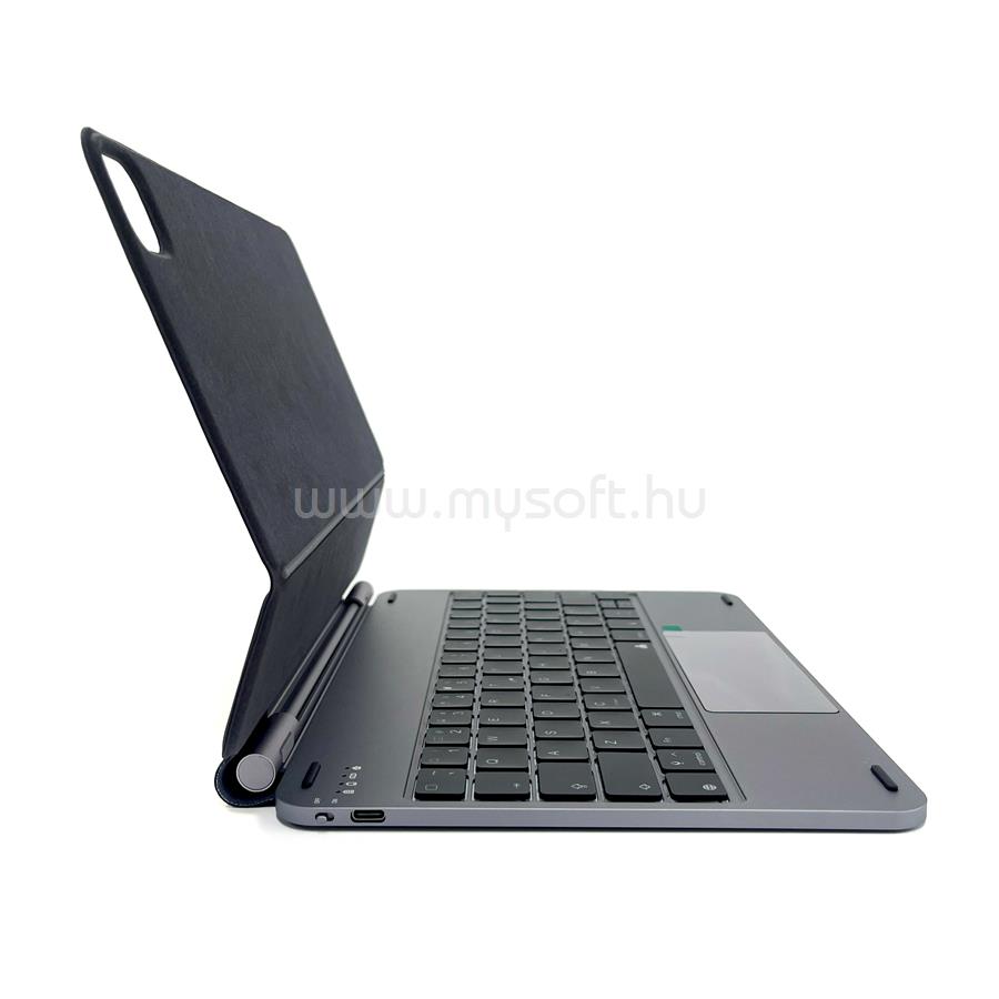 DVICED Magnetic Aluminium Keyboard Case for iPad Air/Pro 11-inch - US - Dark Grey