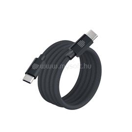 DVICED Magnetic Braided Cable USB-C to USB-C, 1,25m - Dark Grey DV120015 small