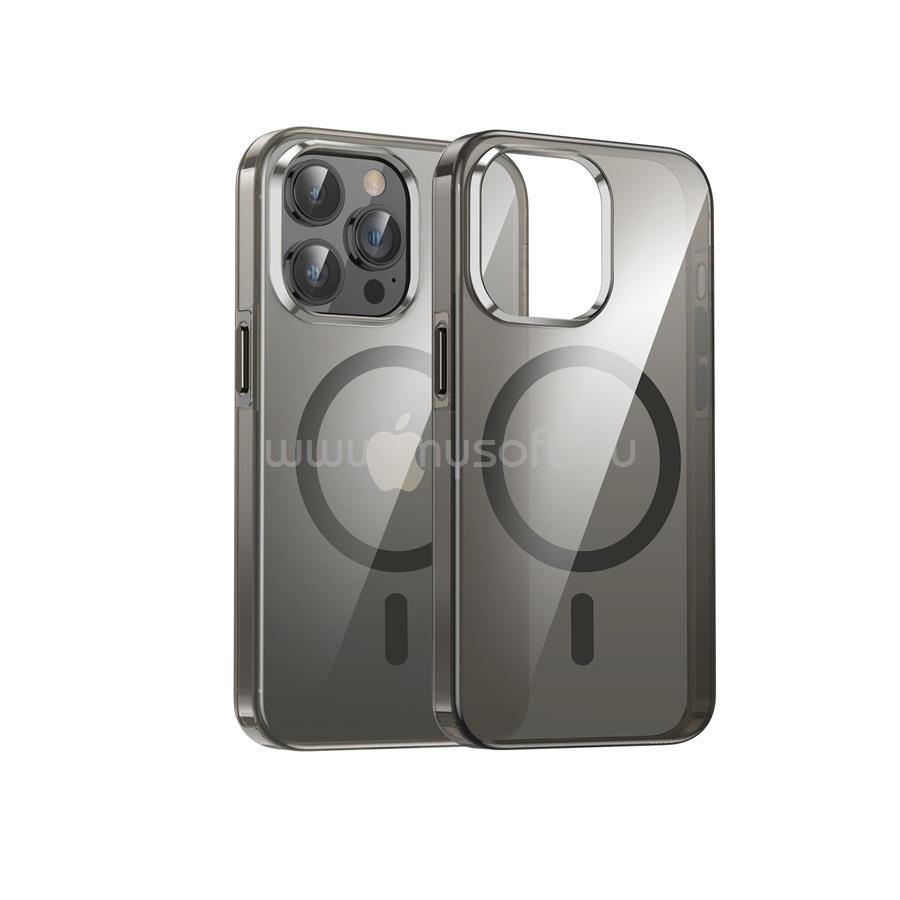 DVICED Magsafe iPhone 15 Pro clear case - Black
