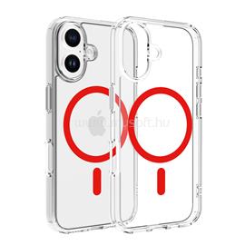 DVICED Magsafe iPhone 16 clear case - Red DV511007 small