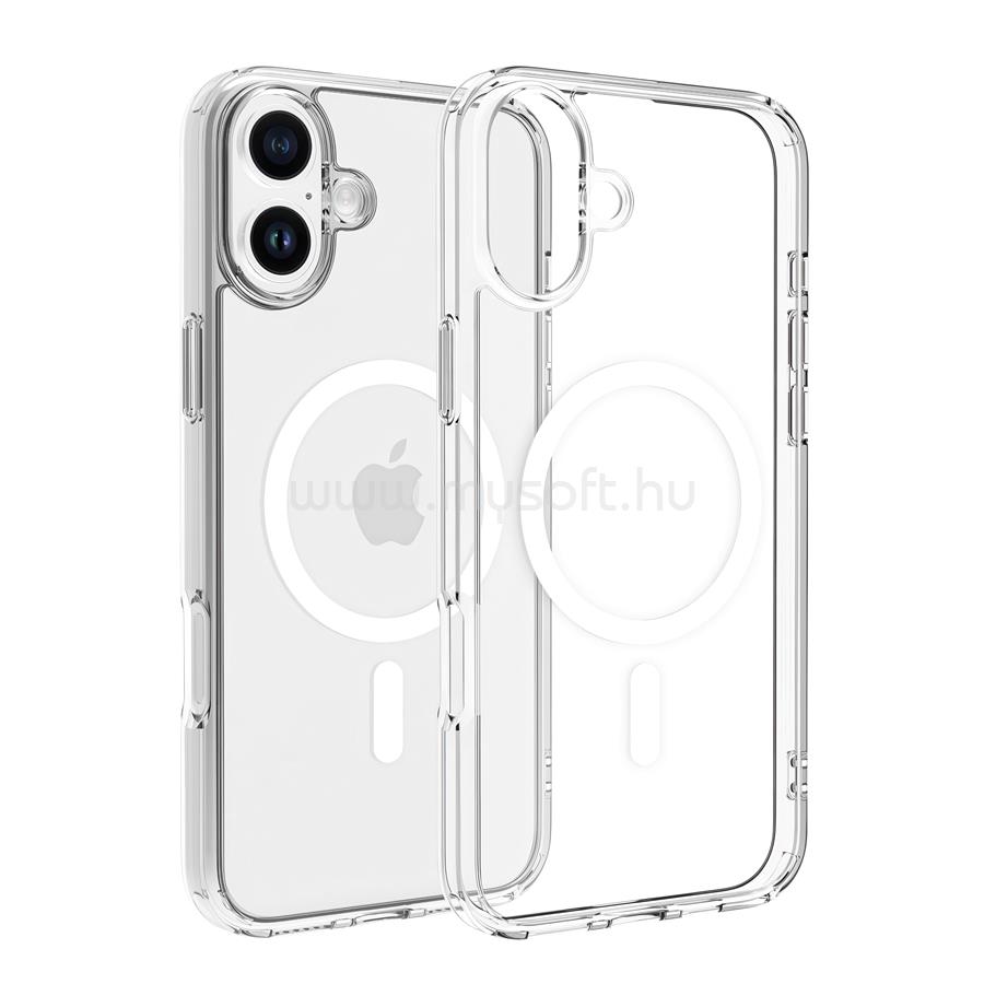 DVICED Magsafe iPhone 16 Plus clear case - White