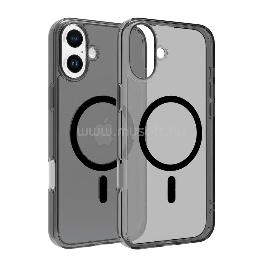 DVICED Magsafe iPhone 16 Plus smoke case - Black
