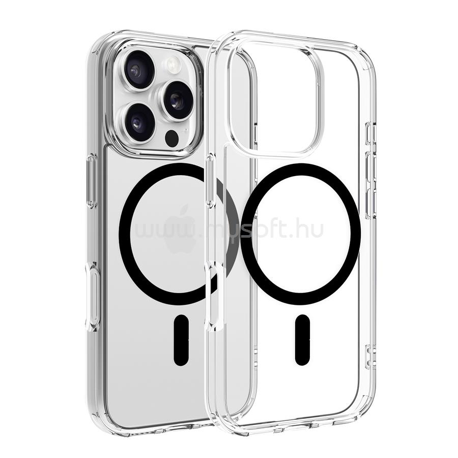 DVICED Magsafe iPhone 16 Pro clear case - Black
