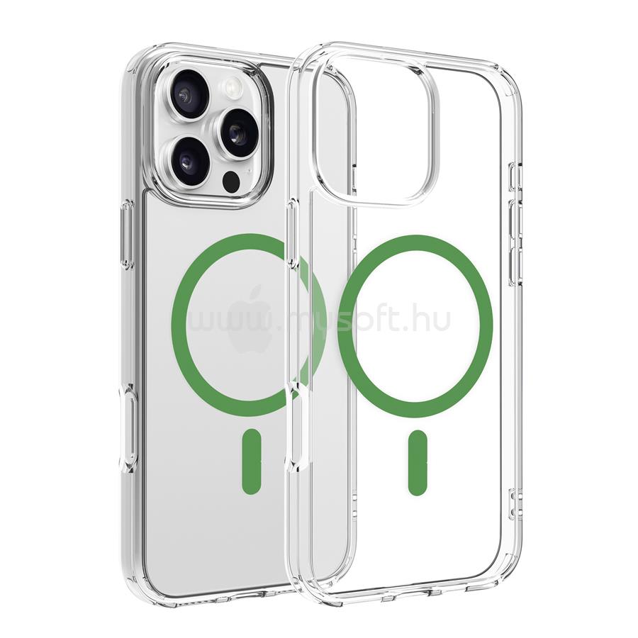 DVICED Magsafe iPhone 16 Pro Max clear case - Green