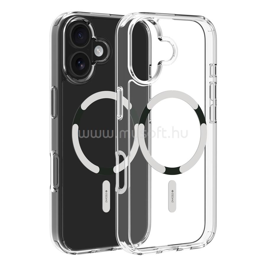 DVICED MagSafe iPhone 17 clear case - White