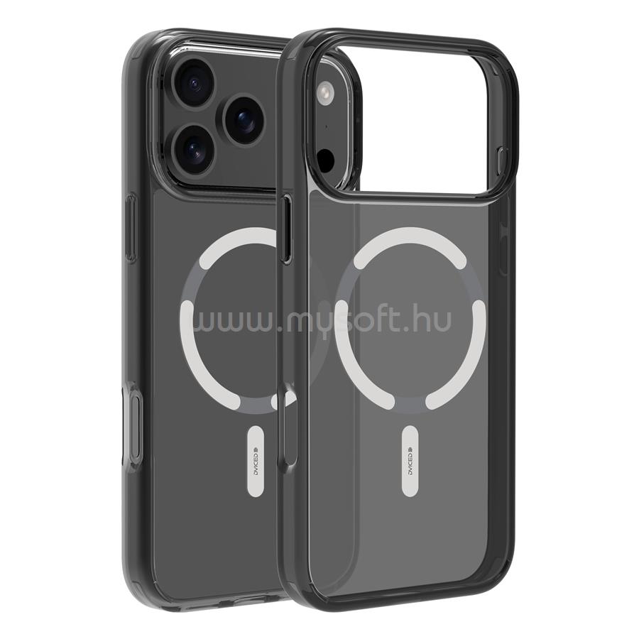 DVICED MagSafe iPhone 17 Pro Max smoke case - Silver
