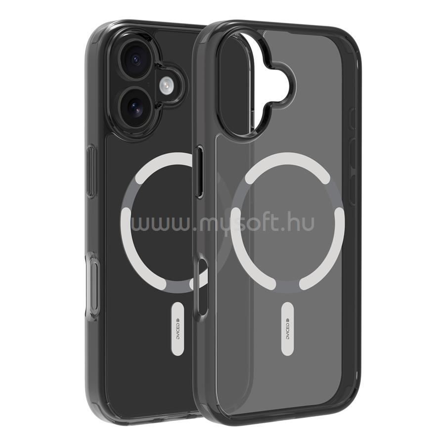DVICED MagSafe iPhone 17 smoke case - Silver