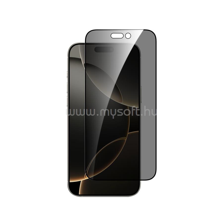 DVICED privacy tempered glass screen protector edge to edge for iPhone 16 Pro Max with applicator