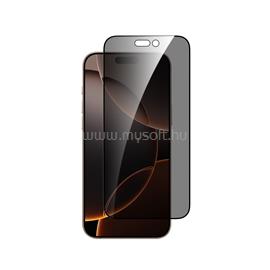 DVICED privacy tempered glass screen protector edge to edge for iPhone 16 Pro with applicator Duo Pack DV520024 small
