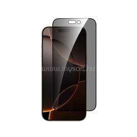DVICED privacy tempered glass screen protector edge to edge for iPhone 16 Pro with applicator DV520023 small