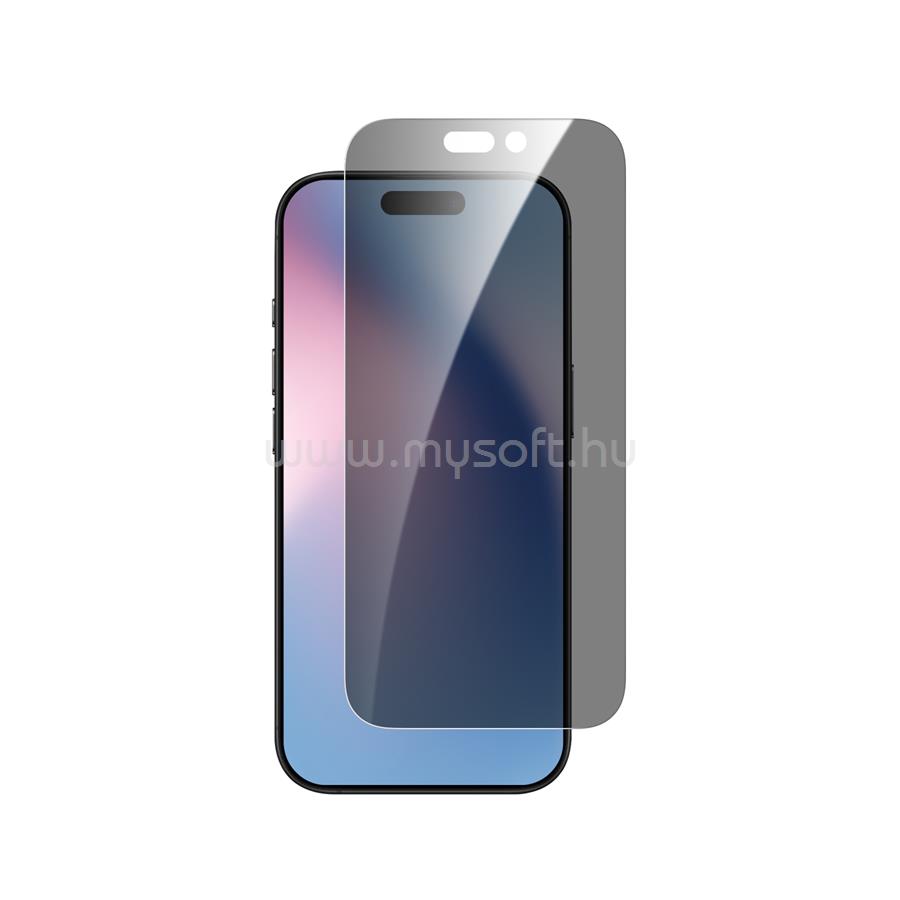 DVICED Privacy Tempered glass screen protector for iPhone 17 Pro Max with dust-free applicator