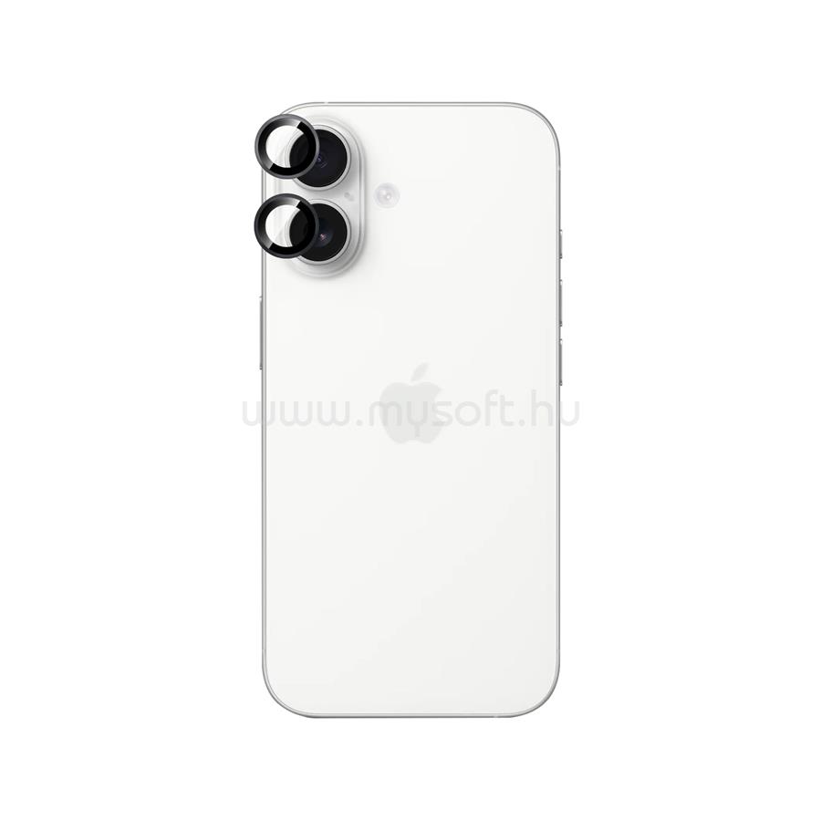 DVICED tempered glass camera protector for iPhone 16/16 Plus with applicator