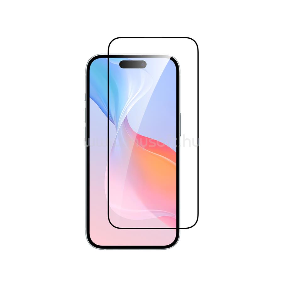 DVICED Tempered glass screen protector edge to edge for iPhone 16 Plus with applicator