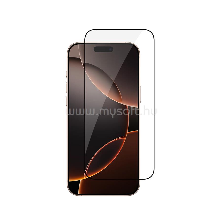 DVICED tempered glass screen protector edge to edge for iPhone 16 Pro with applicator Duo Pack