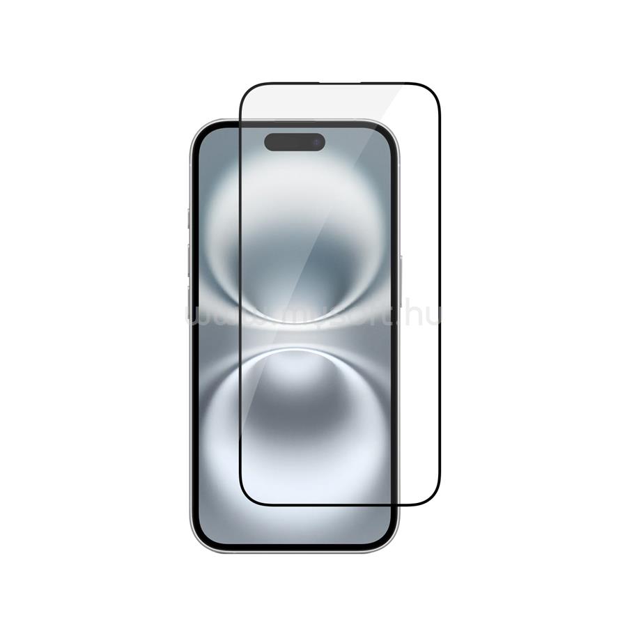 DVICED tempered glass screen protector edge to edge for iPhone 16 with applicator Duo Pack