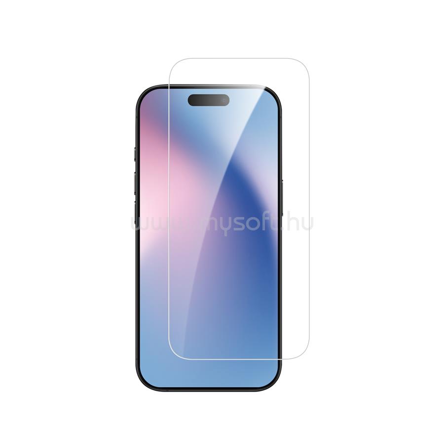 DVICED Tempered glass screen protector for iPhone 17 Pro Max with dust-free applicator