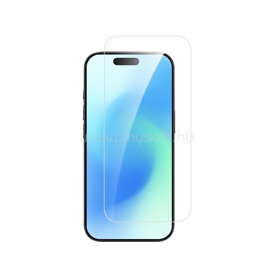 DVICED Tempered glass screen protector for iPhone 17 with dust-free applicator