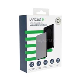 DVICED Ultrathin MagSafe Power bank 5000mAh - Black/Grey DV400003 small