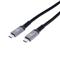 DVICED USB4 Braided Cable, 80 Gbps, 240 W, (Thunderbolt compatible), 1m - Black DV120014 small