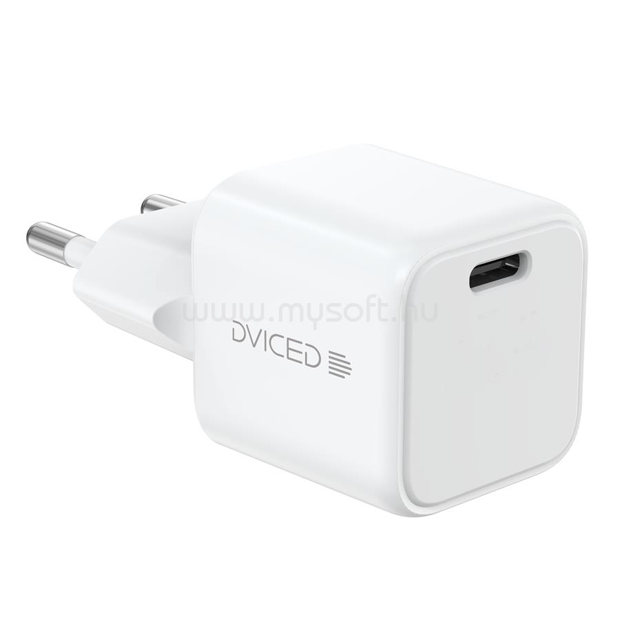 DVICED Wall charger 30W GaN USB-C EU - White