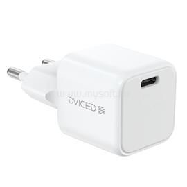 DVICED Wall charger 30W GaN USB-C EU w cable - White DV221004 small