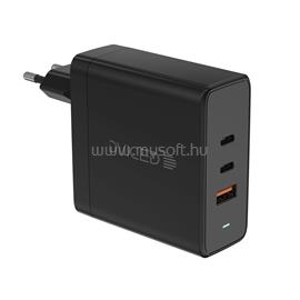 DVICED Wall charger 65W GaN 1 USB-A, 2 USB-C EU - Black DV221012 small