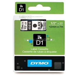 DYMO D1 12mmx7m áttetsző/fekete feliratozógép szalag NDY0720500 small