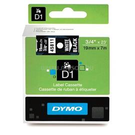 DYMO D1 19mmx3,5m fehér/fekete feliratozógép szalag 579.606 small