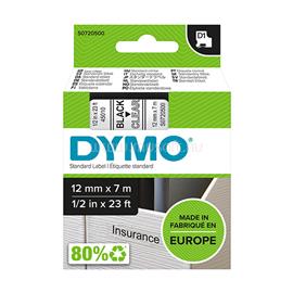 DYMO D1 45010 átlátszó alapon fekete eredeti feliratozó szalag (S0720500) DYMO_S0720500 small