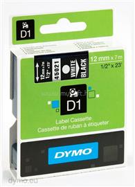 DYMO D1 45013 fekete alapon fehér eredeti feliratozó szalag (S0720610) DYMO_S0720610 small