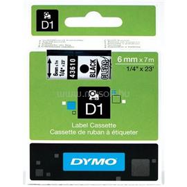 DYMO D1 6mmx7m fekete/áttetsző feliratozógép szalag 506.349 small