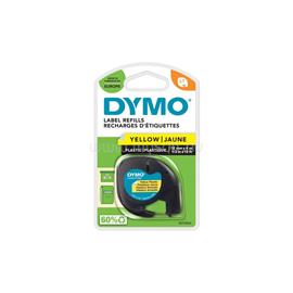 DYMO Feliratozógép szalag Letratag S0721620/59423 12mmx4m, ORIGINAL sárga DYMO_979944 small