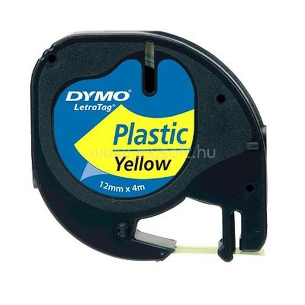 DYMO LT 4m műanyag sárga feliratozógép szalag