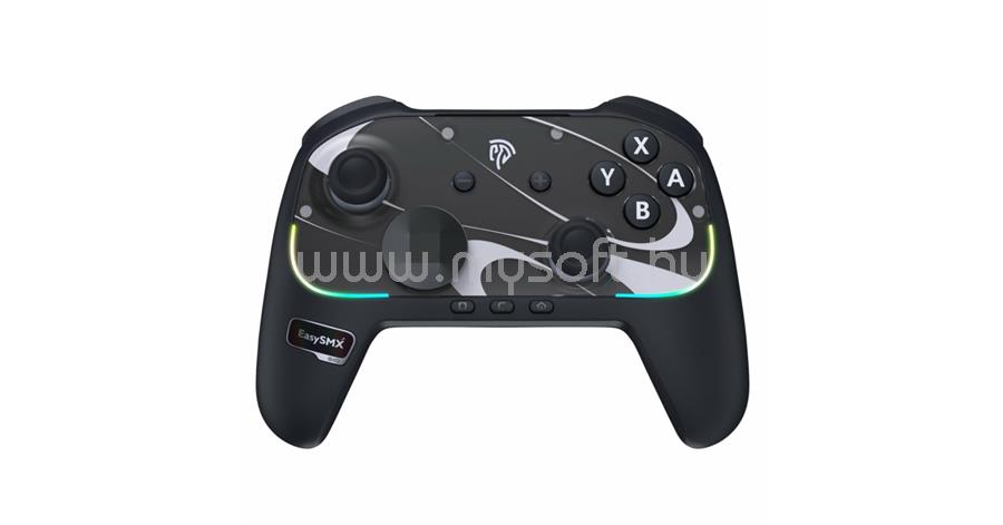 EASYSMX S10, TMR Joystick, HD Rumble vezeték nélküli kontroller (fekete)