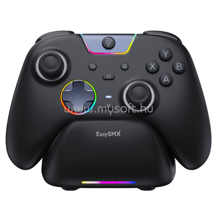EASYSMX X05 Pro, Hall-Effect, Dokkoló, vezeték nélküli kontroller (fekete)