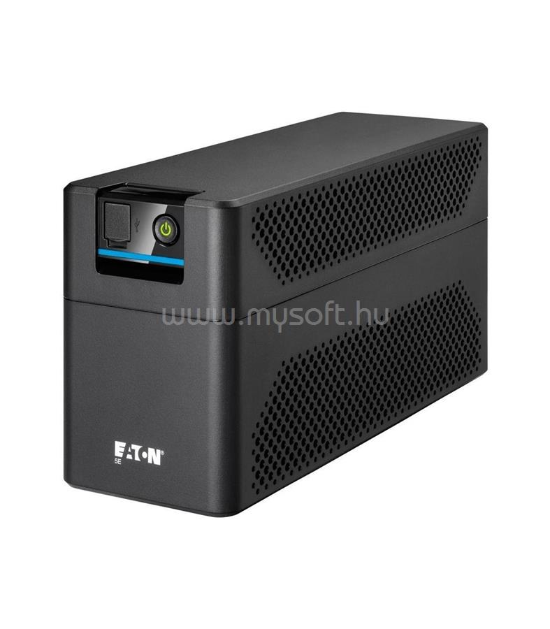 EATON UPS 5E1200UD, Gen2, USB DIN, 1200VA/660W, In: Schuko, Out: 4xDIN, Line-interaktív szünetmentes tápegység, AVR, torony