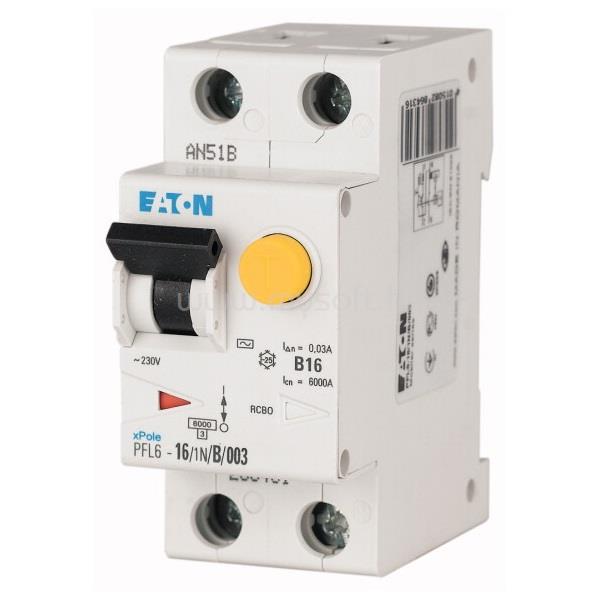 EATON Y7-286428 6kA 1p+N/B/30mA/AC típus áramvédő-kismegszakító