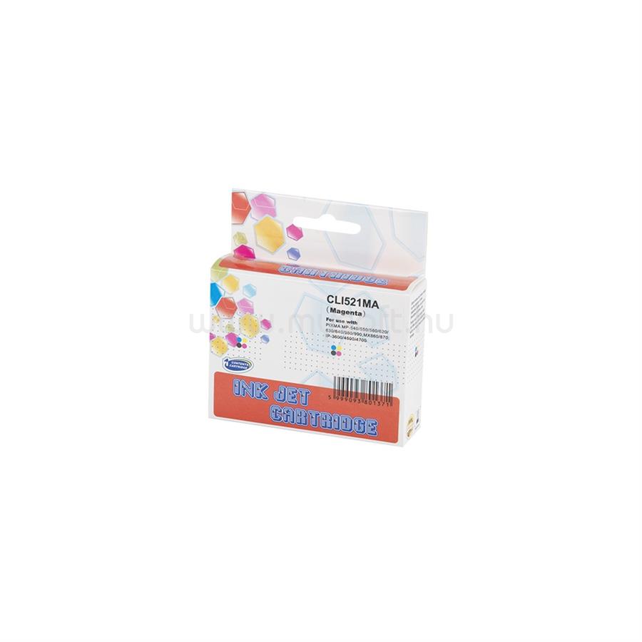 ECO Utángyártott Canon CLI521 tintapatron magenta ECO