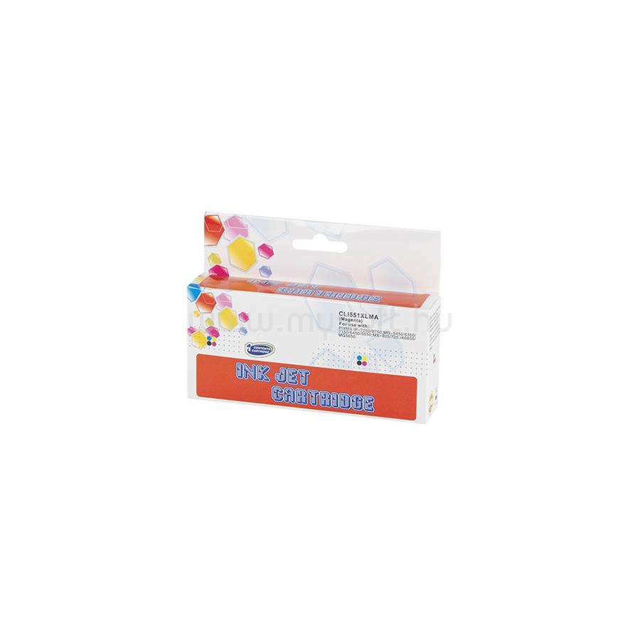 ECO Utángyártott Canon CLI551XL tintapatron magenta ECO