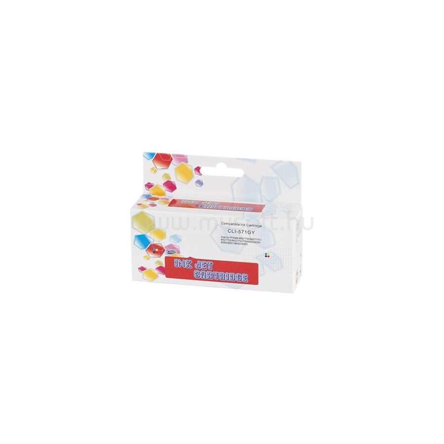 ECO Utángyártott Canon CLI571XL tintapatron gray ECO