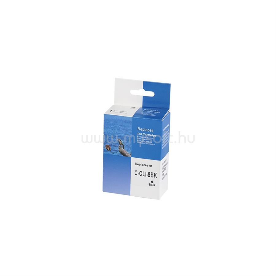 ECO Utángyártott Canon CLI8 tintapatron black ECO