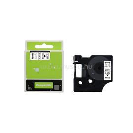 ECO Feliratozógép szalag kompatibilis Dymo S0720780/43613 6mmx7m fekete/fehér ECO_980172 small