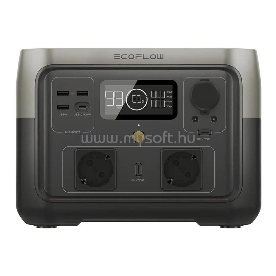 ECOFLOW GENERATOR RIVER 2 MAX hordozható erőmű
