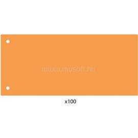 ECONOMIX Elválasztócsík, 24x10,5 cm, 100 db/csomag PP narancs ECONOMIX_70500 small